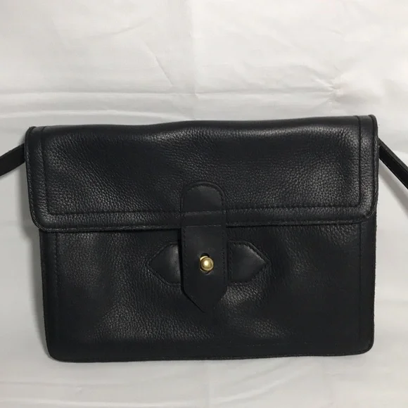 Madewell The Sketchbook Black Leather Bag Clutch Combo Purse - Picture 3 of 8